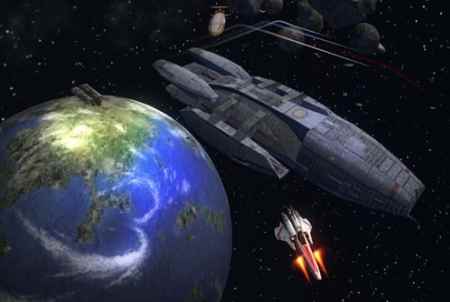 Battlestar Galactica Weltraum