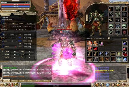 Knight Online Inventar